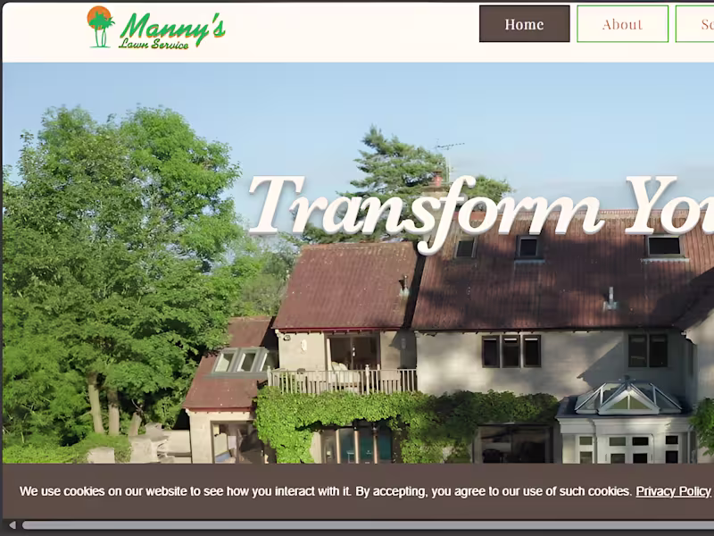 Cover image for Home | Manny’s Lawn Service