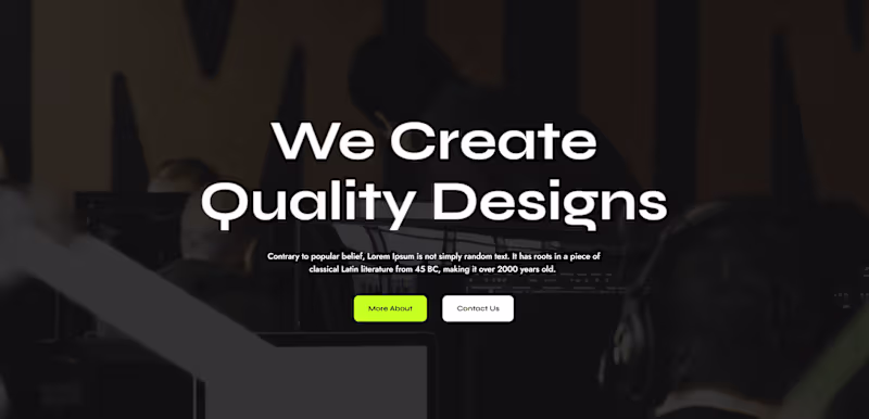 Cover image for Web Design Agency Website