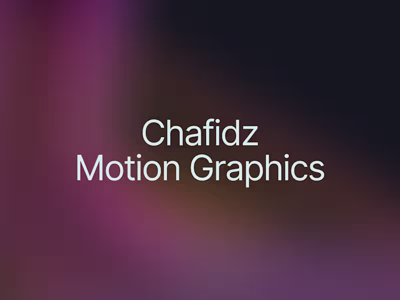 Cover image for I can make some Animation and Motion Designer of your Project