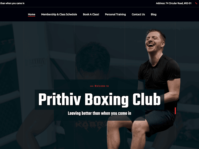 Cover image for prithivboxingclub.com