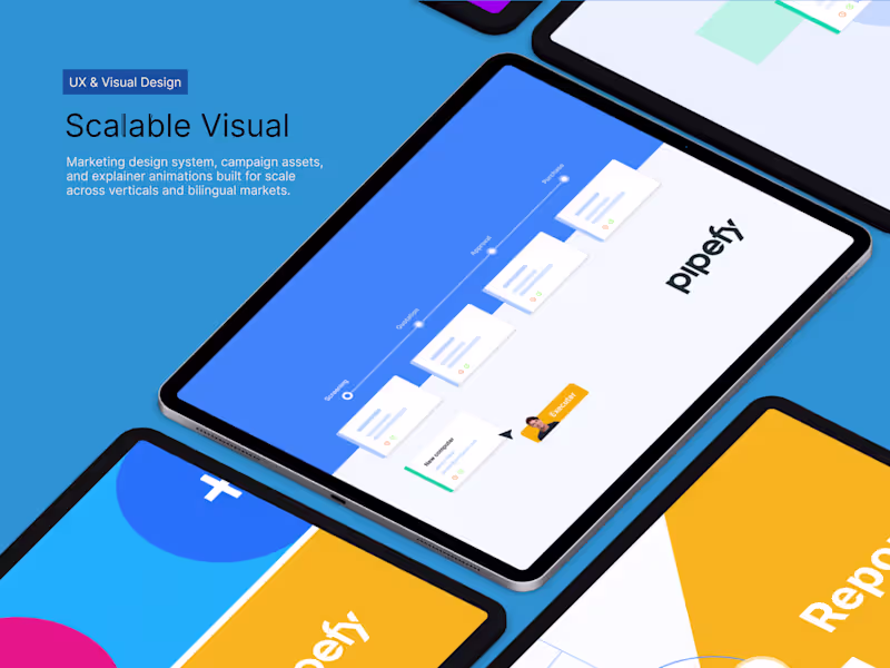 Cover image for Global Marketing Design System Implementation for Pipefy