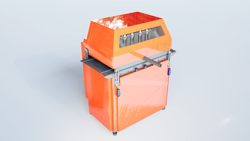 Cover image for WOOD CUTTING MACHINE