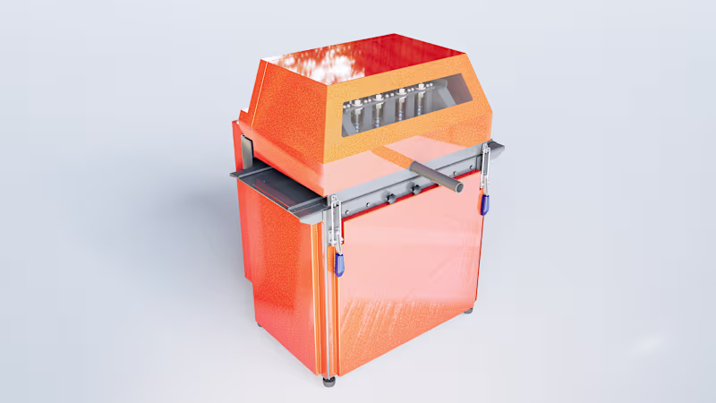 Cover image for WOOD CUTTING MACHINE