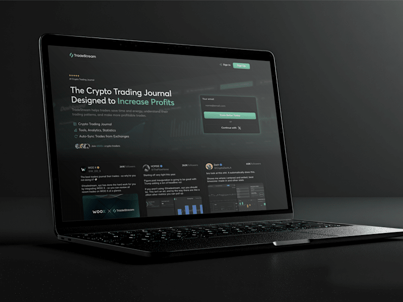 Cover image for Landing Page Redesign - TradeStream