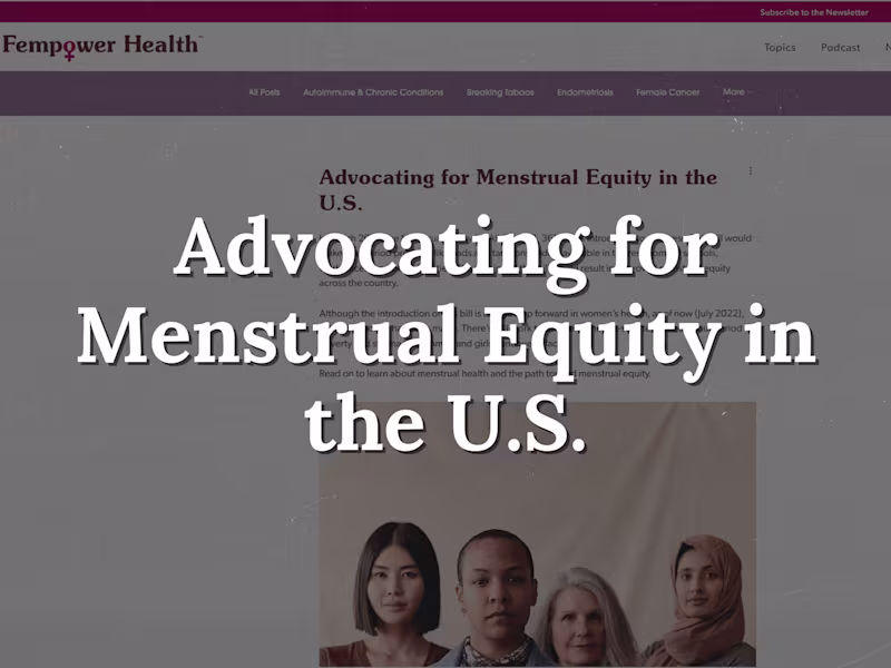 Cover image for Women's Health Podcast Blog