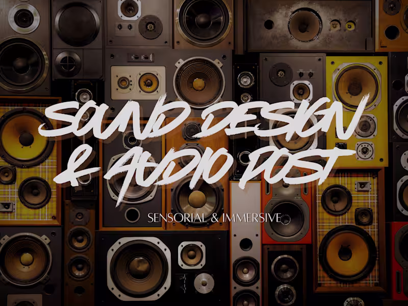 Cover image for Sound Design & Audio Post