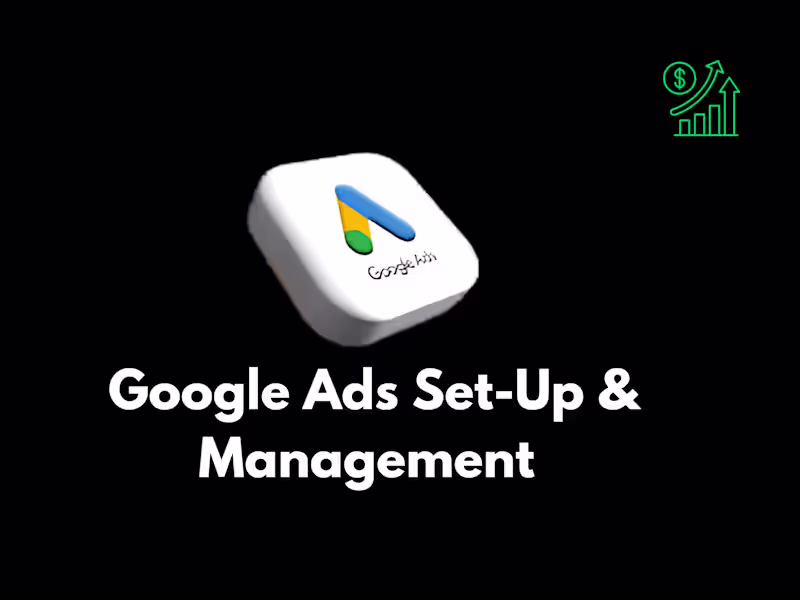 Cover image for Google Ads Set-Up & Management 