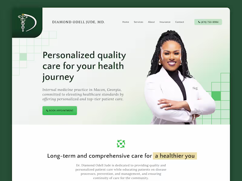 Cover image for Accessible Medical Website