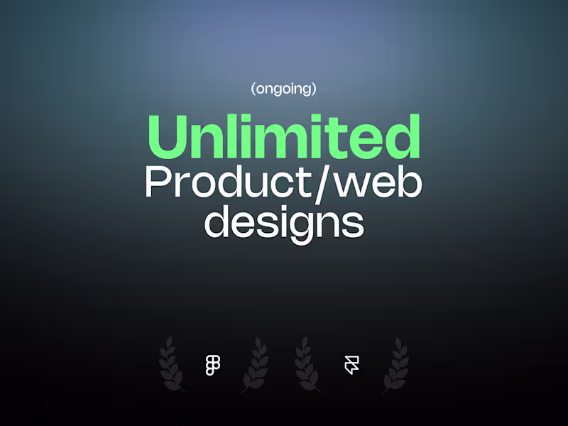 Cover image for Unlimited Product / Web Design - Figma x Framer 