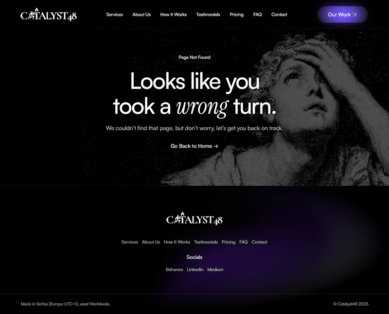 Cover image for Catalyst48 Landing Page Design
