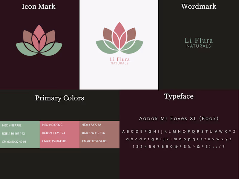 Cover image for A soft, nature-inspired identity designed for Li Flura Natur...