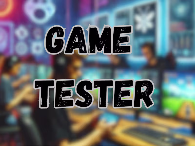Cover image for Game Tester