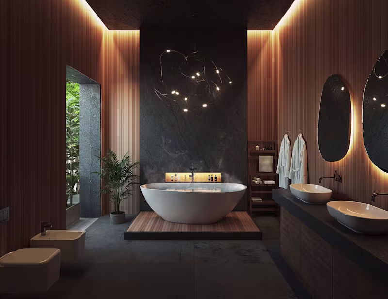 Cover image for LUXURY GAME RESERVE - BATHROOM