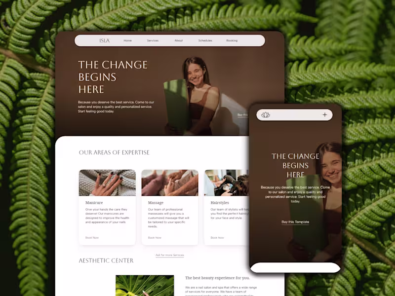 Cover image for Wellness Website Template with Real-World Results