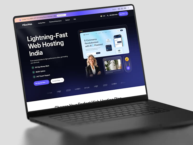 Cover image for MilesWeb Website Redesign