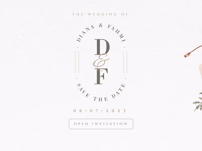 Cover image for Wedding Invitation website