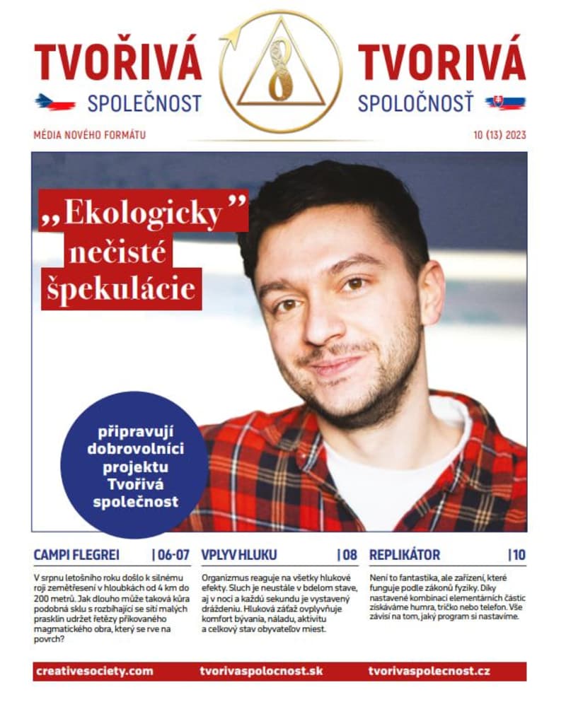 Cover image for Newspaper Design „Tvorivá spoločnosť"