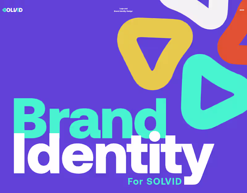 Cover image for Solvid - Logo & Brand Identity Design