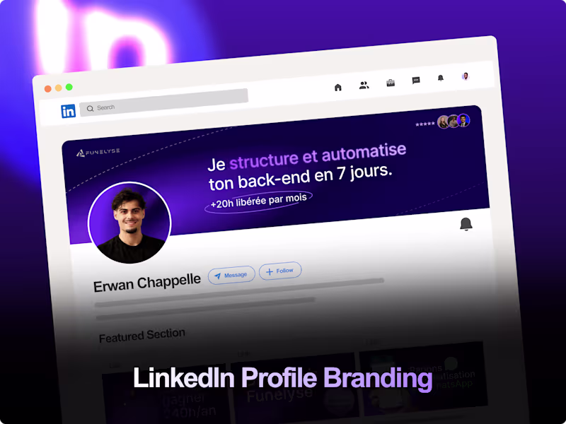 Cover image for LinkedIn Profile Redesign for Automation Expert