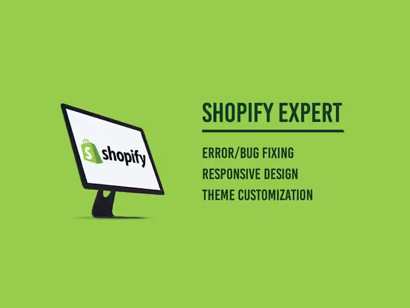 Cover image for Shopify expert