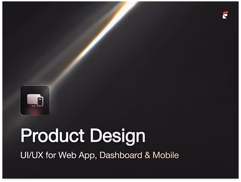 Cover image for Product Design Sprint — UI/UX for Web App, Dashboard & Mobile