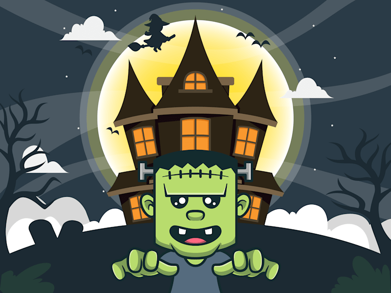 Cover image for Halloween Frankenstein
