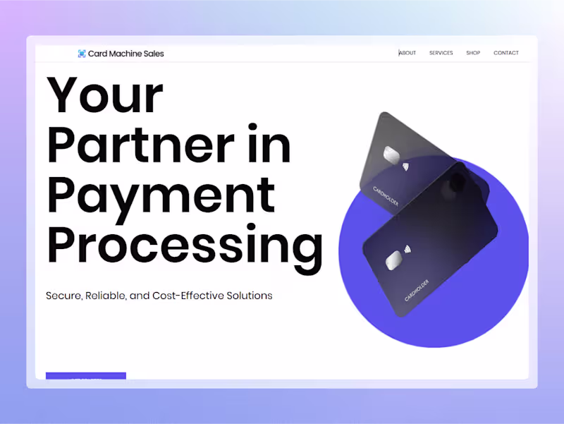 Cover image for Financial Services E-Comm Site