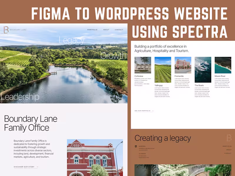 Cover image for Figma to WordPress Website using Spectra