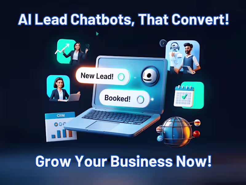 Cover image for AI Lead Generation Chatbot With CRM And Calendly Integration