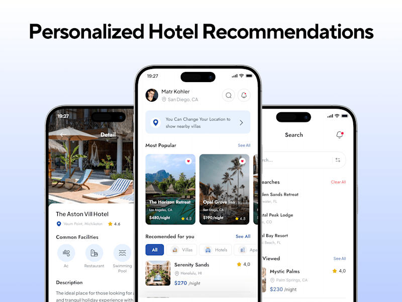 Cover image for StayEase Hotel Booking App Development