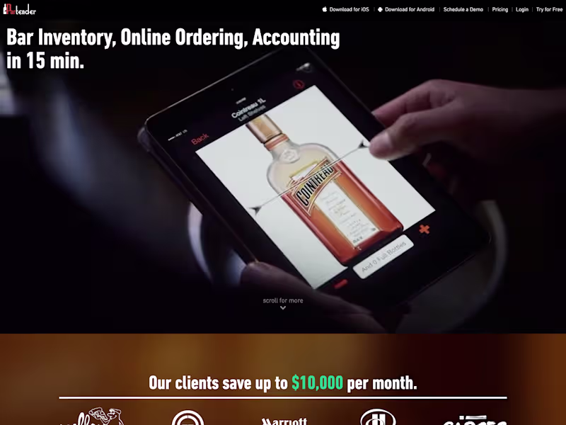 Cover image for Created a bar-centric inventory and