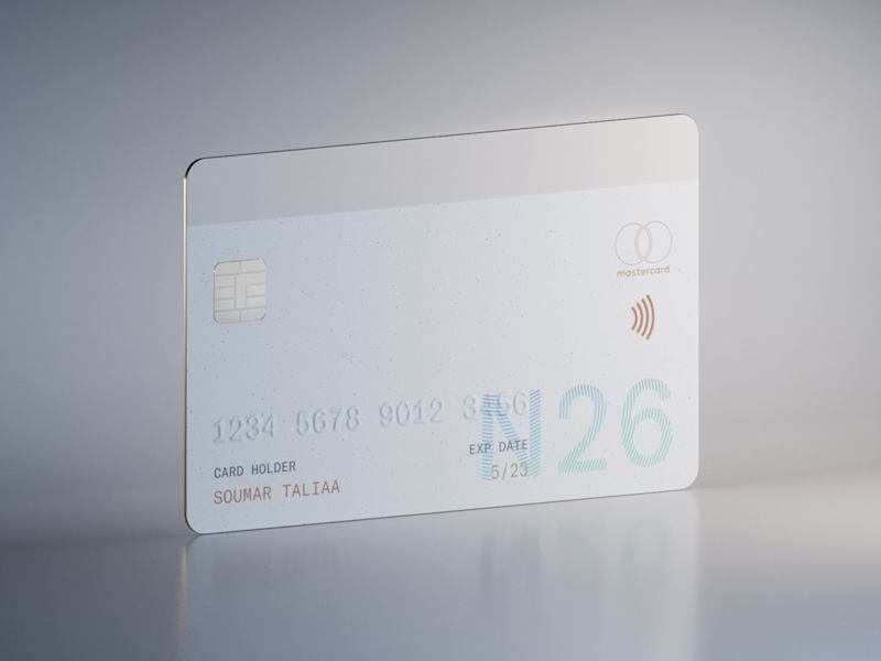 Cover image for N26 Credit Cards (passion project)