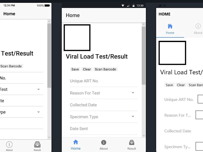 Cover image for Viral load test for HIV patients