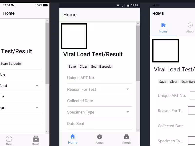 Cover image for Viral load test for HIV patients
