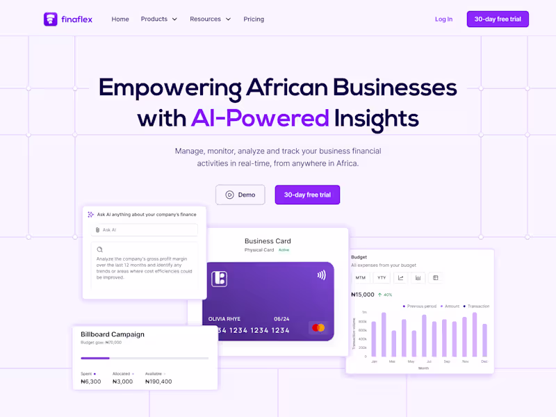 Cover image for Finaflex website (Figma design)