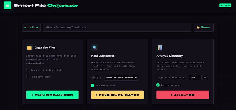 Cover image for Smart File analyser