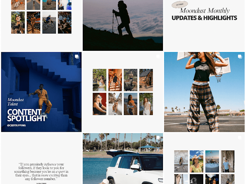 Cover image for Social Media Strategy & Redesign / Moondust Management