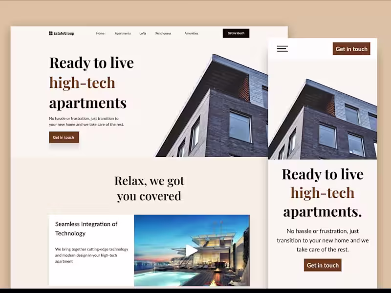 Cover image for Lead-Generating Website for Estate Group