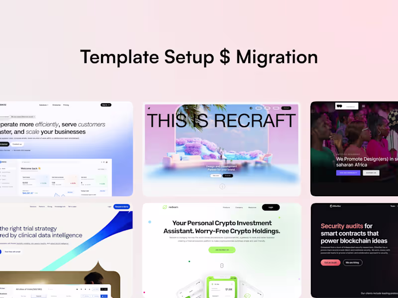 Cover image for Template Setup and Customization in Framer and Figma
