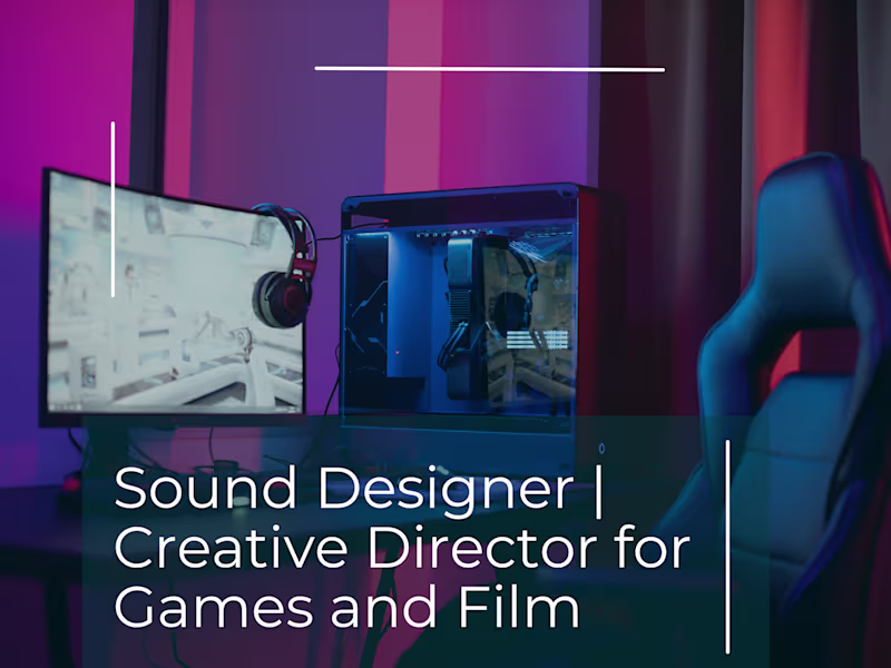 Cover image for You will get High QualitySound Design for your video project