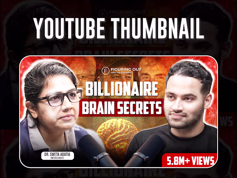 Cover image for I design YouTube thumbnails that increase CTR.