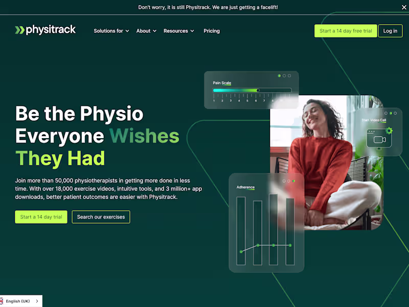Cover image for Physitrack Enterprise Platform