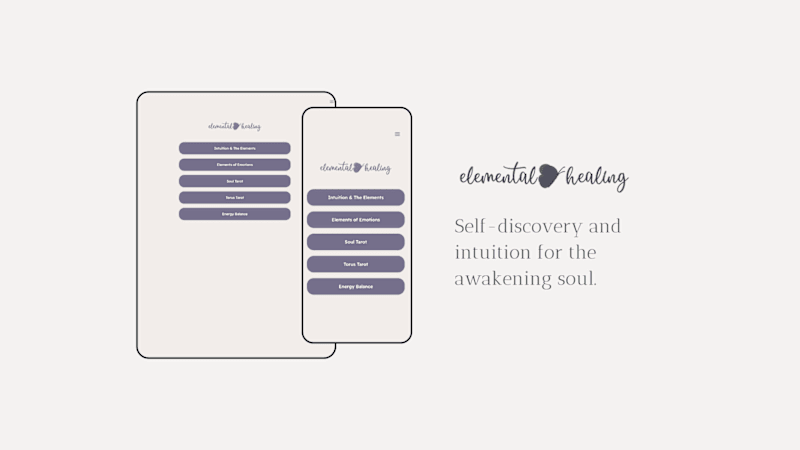 Cover image for Elemental Healing: Tarot Cards