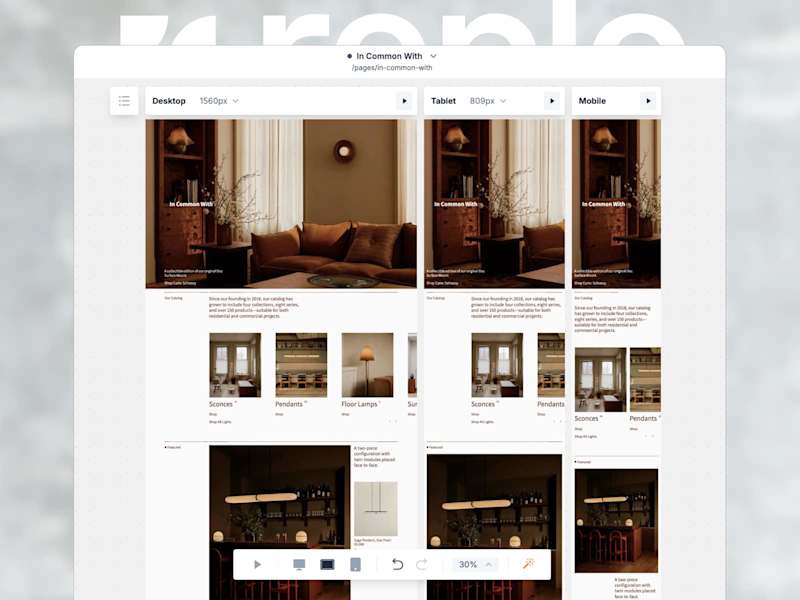 Cover image for Luxury Home Lighting - Replo development