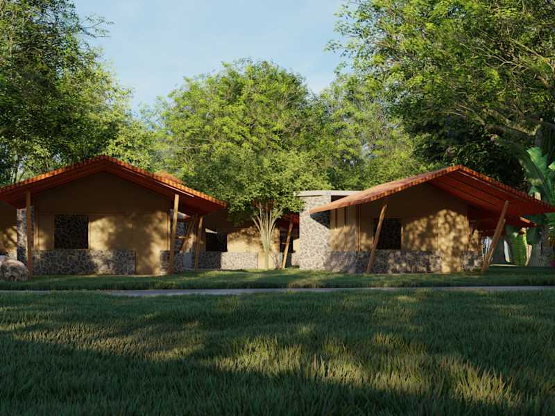 Cover image for BAMBOO COTTAGE