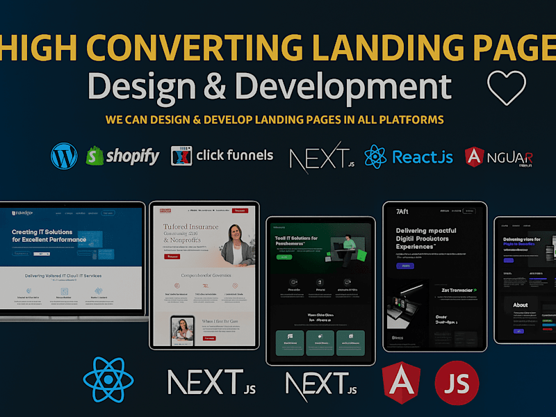Cover image for I will create Landing Page or Business Website Framer or Webflow