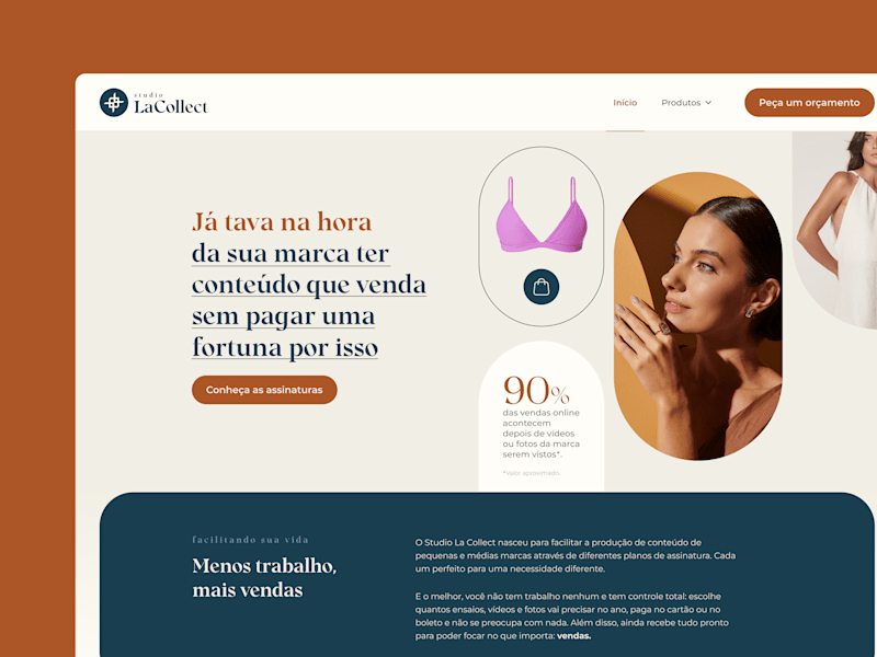 Cover image for Fashion-related brand Website