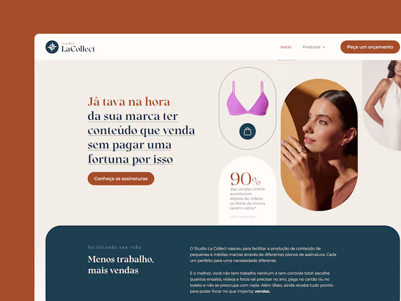 Cover image for Fashion-related brand Website