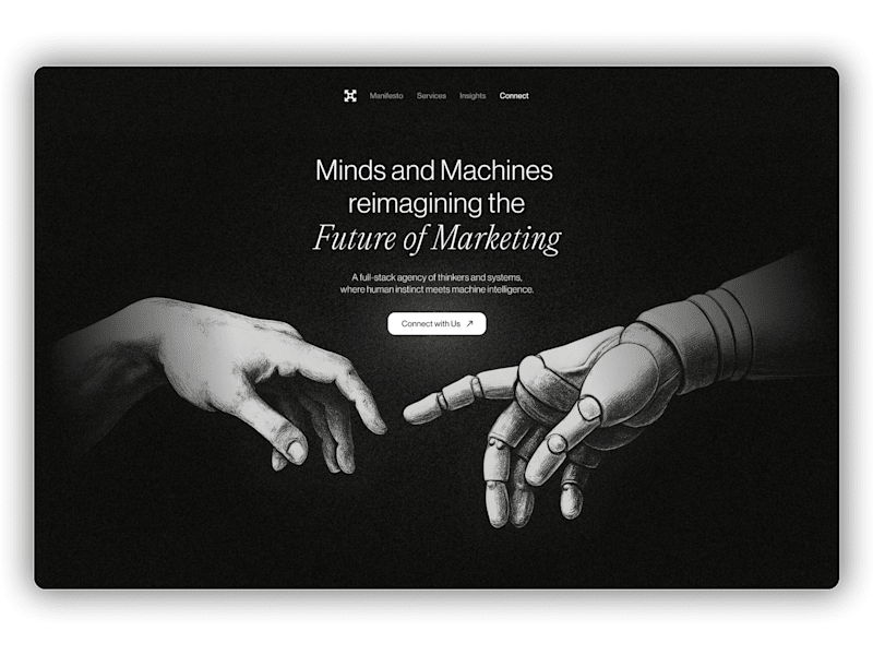 Cover image for Landing Page Design - Human x AI Marketing Agency