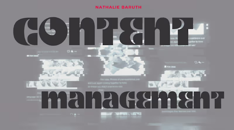 Cover image for Content Management
